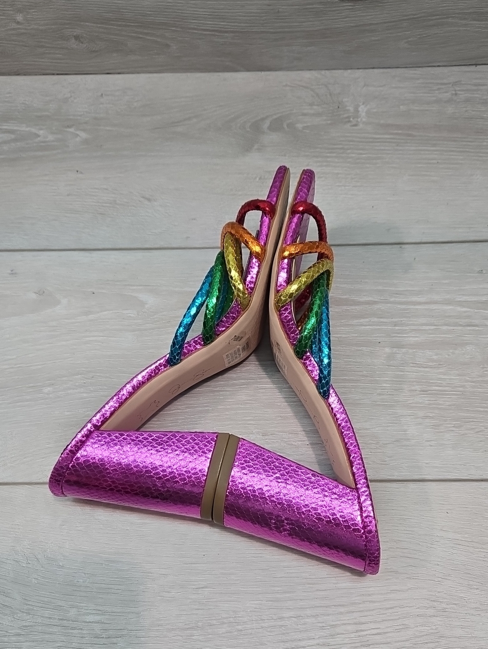 Jessica Simpson Women "Like New" Fixton Open Toe Heels Sandals Sz 7.5M - Picture 6 of 10